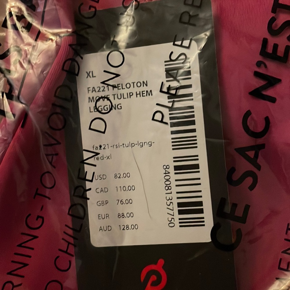 Peloton leggings